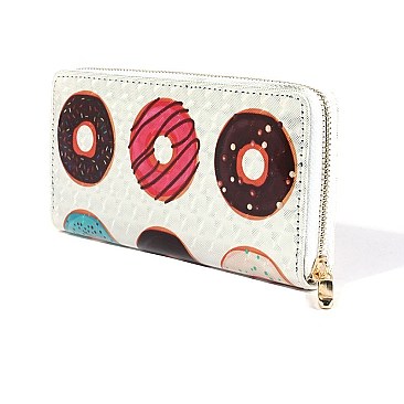 FASHIONABLE DOUGHNUTS PRINT WALLET  JYLOA198