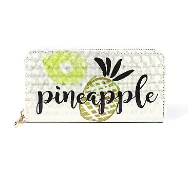 STYLISH PINEAPPLE PRINT WALLET  JYLOA180