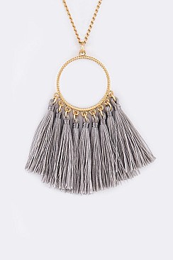 Tassel Pendant Necklace LA-CN4145