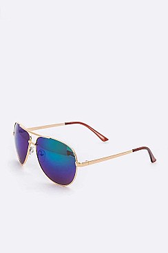 Pack of 12 Classic Aviator Sunglasses Set