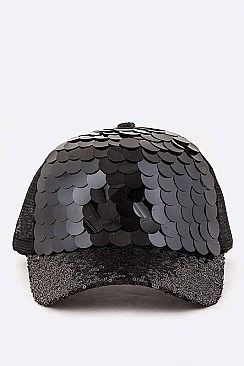 Mix Sequins Fashion Cap LA-1022