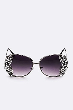 Austrian Crystal Retro Sunglasses LA14-MSG1045