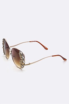 Austrian Crystal Retro Sunglasses LA14-MSG1045