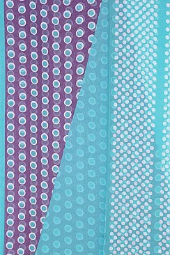 POLKA DOTS SHEER LONG SCARF