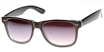 Pack of 12 Large Two Toned Fashion Sunglasses