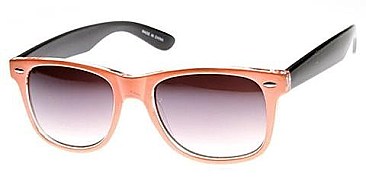 Pack of 12 Large Two Toned Fashion Sunglasses