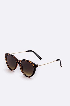 Pack of 12 Marble Color Frame Cat Eye Sunglasses Set