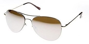 Pack of 12 Mirror Jolie Rose Aviator Sunglasses