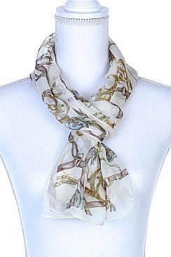 FASHION SHEER LONG SCARF