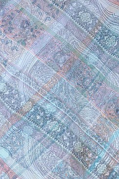 PAISLEY PATTERN SHEER LONG SCARF