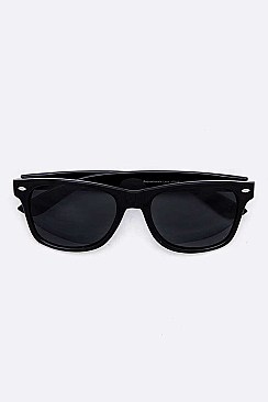 Pack of 12 Classic Square Unisex Sunglasses Set