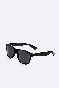 Pack of 12 Classic Square Unisex Sunglasses Set