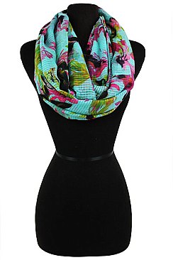 Assorted Patten Floral Print Scarf