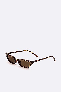 Skinny Cat Eye Sunglasses Set