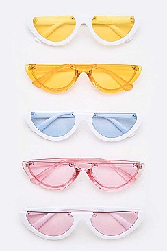 Pack of 12 Light Color Tint Iconic Sunglasses Set