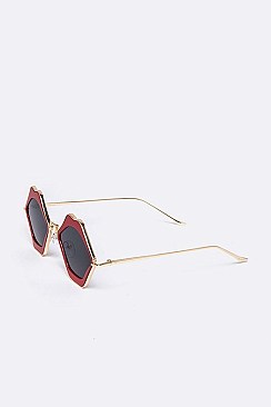 Pack of 12 pieces Iconic Lips Shape Sunglasses LA113-POP8270