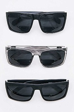 Classic Unisex Square Sunglasses Set
