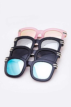 Pack of 12 Gold Trim Mix RV Tint Iconic Sunglasses Set