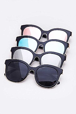 Layer Frame Cat Eye Sunglasses Set