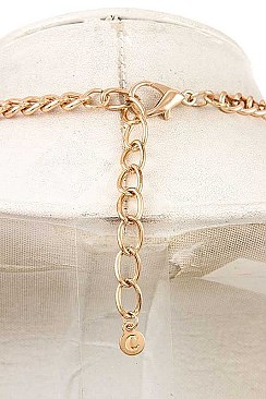 PEARL & VELVET WOVEN CHAIN NECKLACE SET