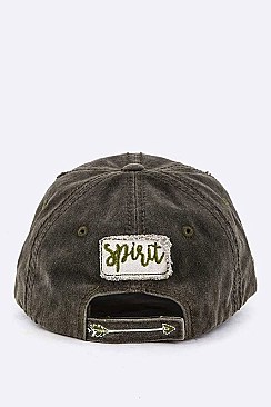 Recess Is My Spirit Embroidery Cotton Cap LAT13SPT04