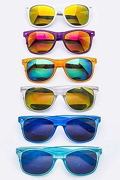 Pack of 12 Pieces Fashion Wayfarer Sunglasses LA113-92846