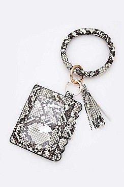 Tassel Card Case Key Chain