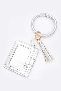 Tassel Card Case Key Chain