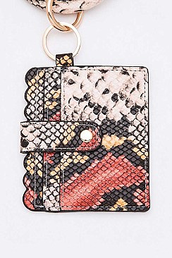 Tassel Card Case Key Chain
