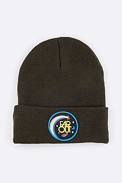 Iconic Far Out Patch Winter Beanie