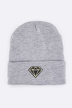 Iconic Diamond Patch Winter Beanie