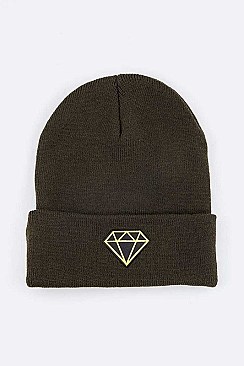 Iconic Diamond Patch Winter Beanie