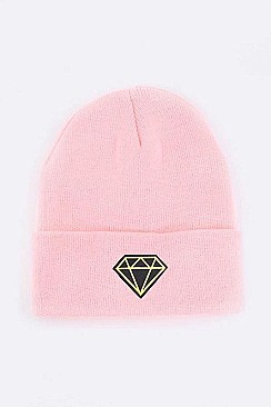 Iconic Diamond Patch Winter Beanie