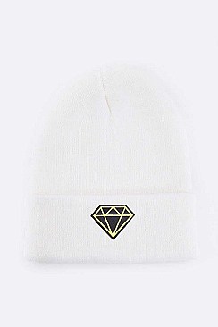 Iconic Diamond Patch Winter Beanie