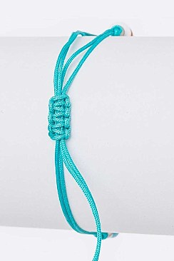 Pack of 12 Native Art Medal Drawstring Bracelets Set