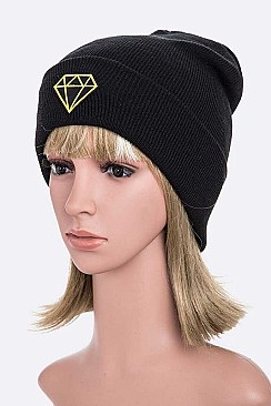 Iconic Diamond Patch Winter Beanie