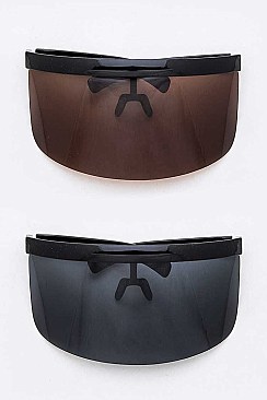 Pack of 12 Iconic Large Shield Sunglasses