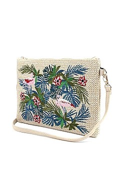 EMBROIDERED POUCH