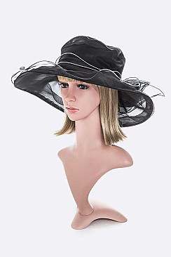 Stylish Organza Dress Hat