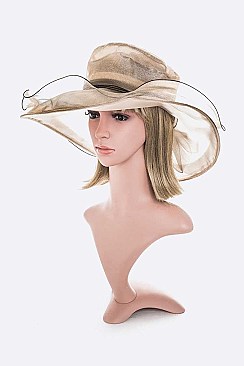 Stylish Organza Dress Hat