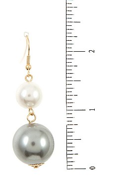 CLUSTERED FAUX PEARL BIB NECKLACE SET