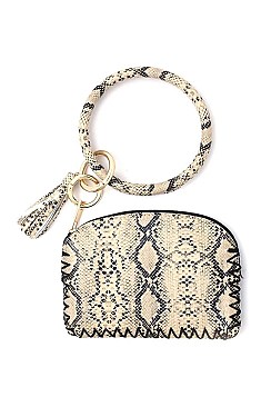 STYLISH 	PYTHON PATTERN POUCH