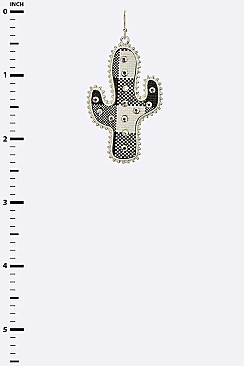 Cactus Serape Drop Earrings