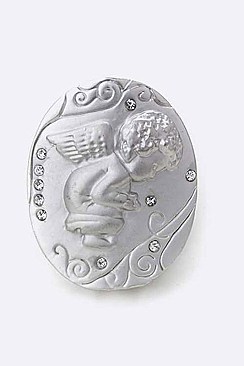 Angel Relief Oval Ring LAJ00219