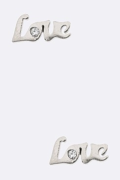 LOVE Stud Earrings