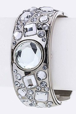 Fashionable Crystal Bangle Watch LA-165