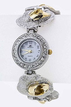 Stylish Flower Bracelet Watch LA-775