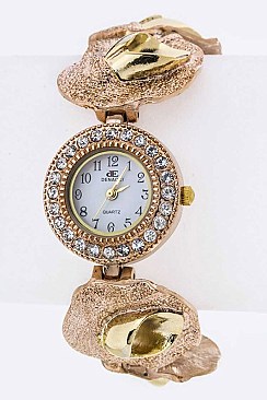 Stylish Flower Bracelet Watch LA-775