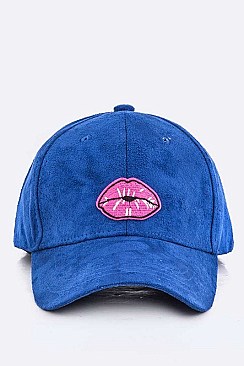 Lips Patch Ultra Suede Cap LA-EMH8595H