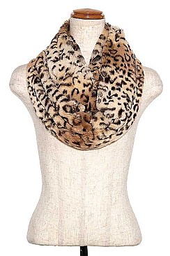 POSH ANIMAL PRINT INFINITY SCARF